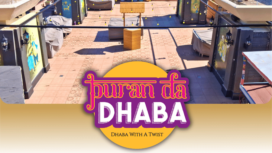 Puran Da Dhaba: Authentic Punjabi dhaba-style rooftop restaurant at Pride Hotels Group for rustic North Indian fusion.