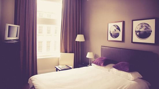 interior of a hotel room