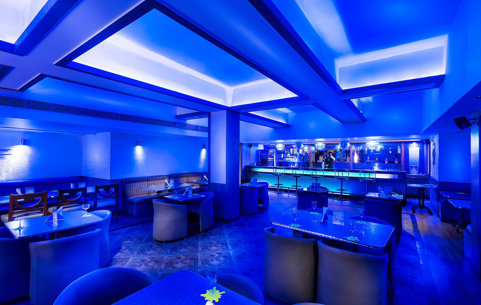 A view of The Cellar at Regency Kanchipuram by GRT Hotels.