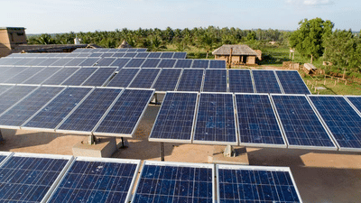 Solar Panel at Our Native Village - Resort near Bangalore 1