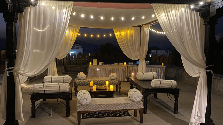 dine under the stars aravalli chhatri