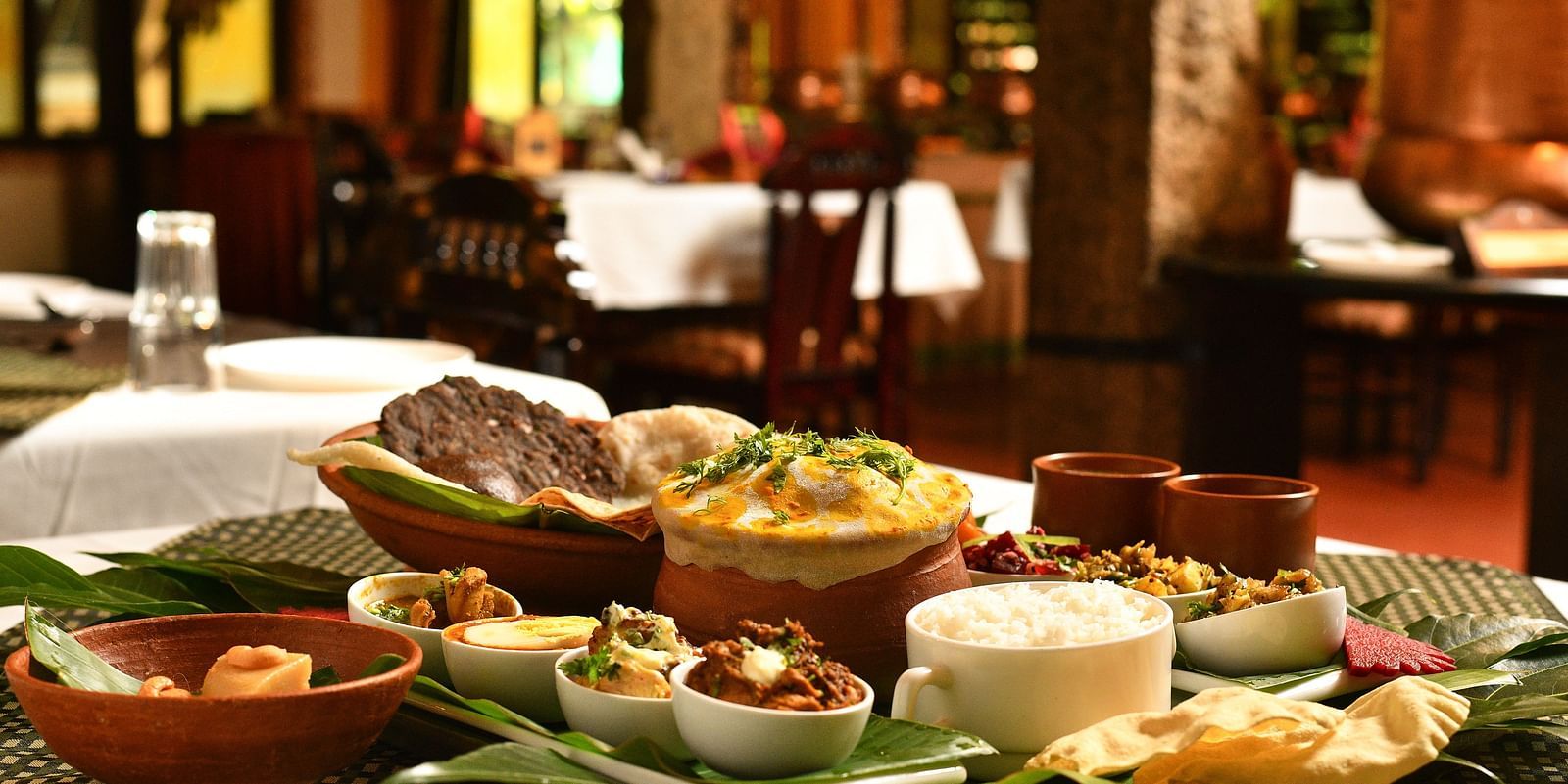 Multi cuisine dining at Hoysala Village Resort, Hassan