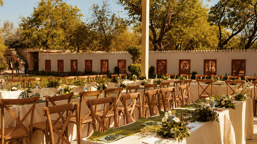Celebration Lawns - Decor - Outdoor Lunch -Set up