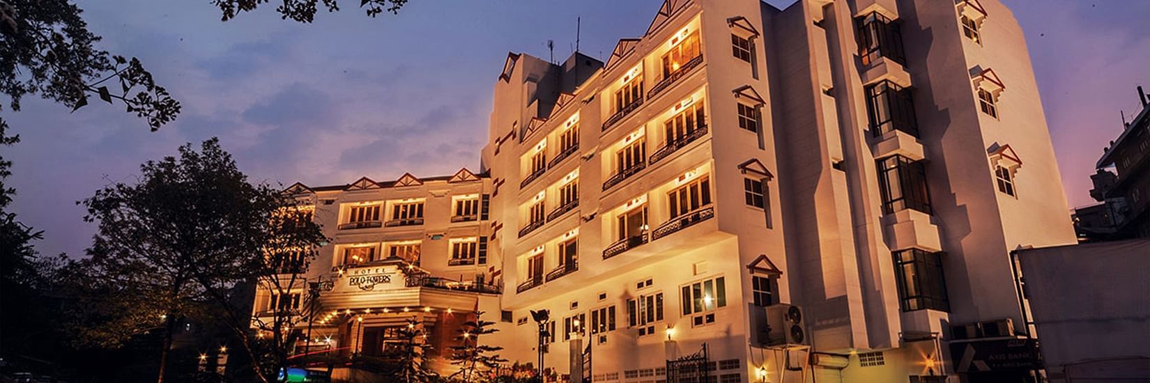 the exterior facade of Polo Towers hotel in Shillong  6 - the best hotel in Shillong near Police Bazaar