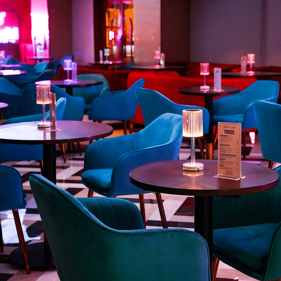 Merlins bar at orchid hotel mumbai vile parle seating area