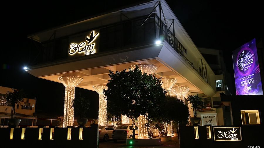 Front View The Hans Hotel Hubli