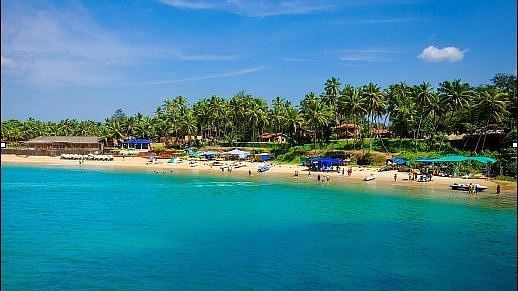 Beach with pristine blue waters 3