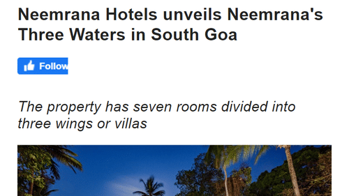 bwhotelier.businessworld.in article Neemrana-Hotels-unveils-Neemrana-s-Three-Waters-in-South-Goa 22-05-2023-477508  iPhone XR