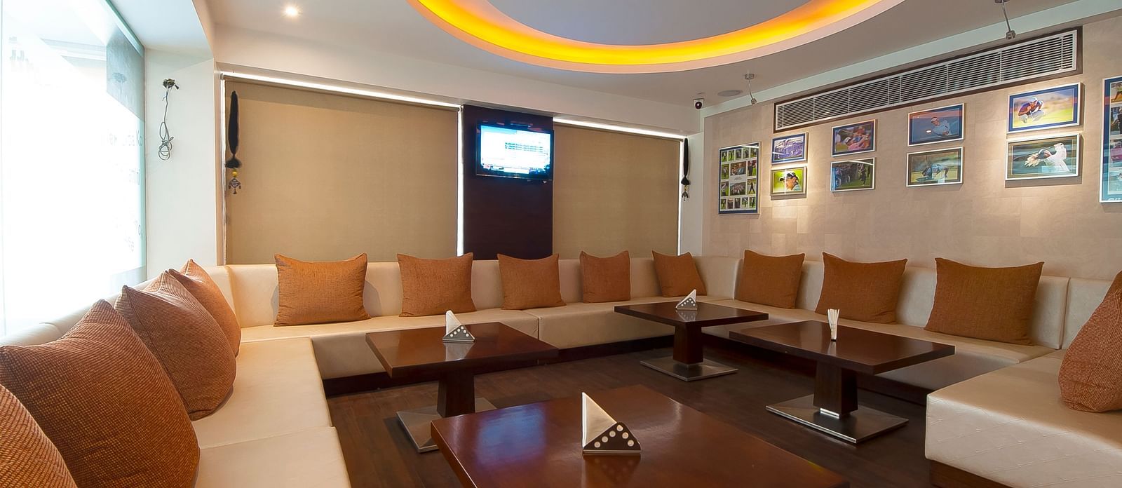 sofas in the restaurant