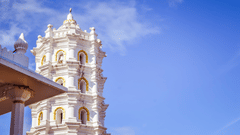 facade of a church with blue sky
