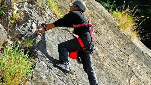 Rock Climbing at Aloha On the Ganges Rishikesh Resort and Hotel Rishikesh