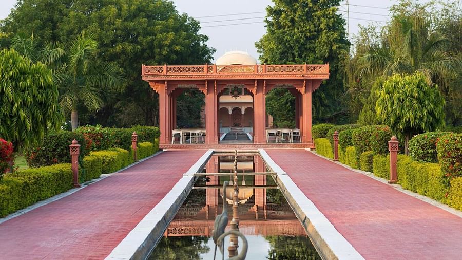 Fountains at Umaid Palace Dausa