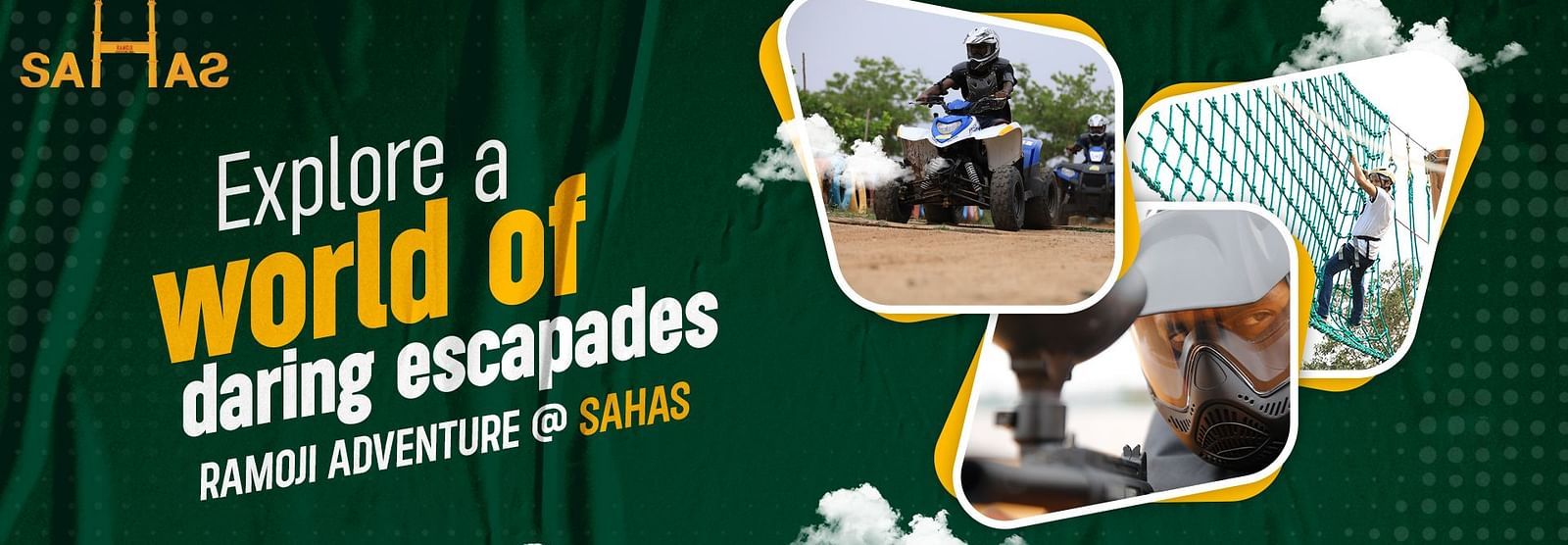 Embark on thrilling adventures at Sahas Ramoji Adventure