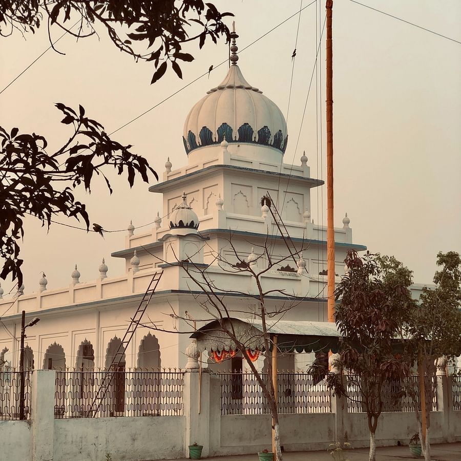 A white mosque