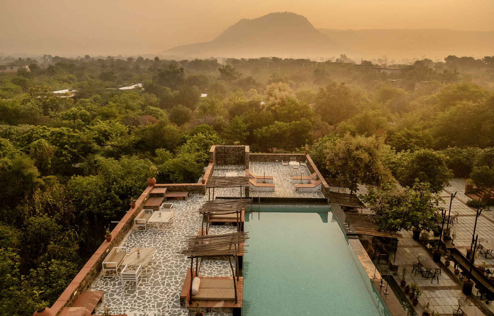 Arial view of the property - Utsav Camp Sariska