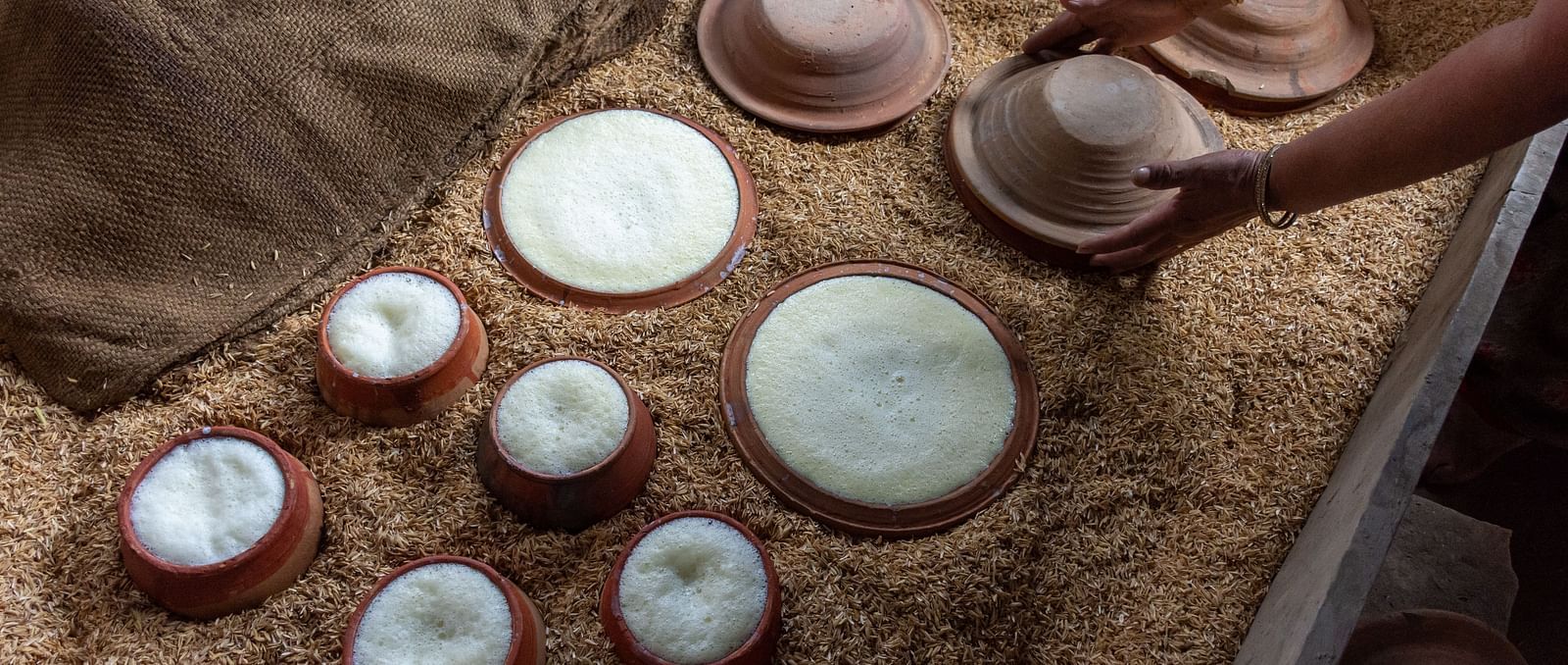 A person preparing a culinary delight