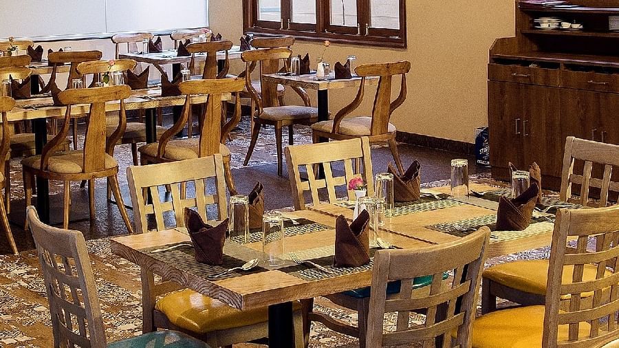interior of our multi-cuisine restaurant in surya city