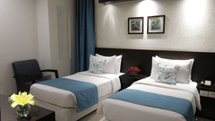 Deluxe Room Rockland Hotel Chittaranjan Park New Delhi Hotel in CR Park 2