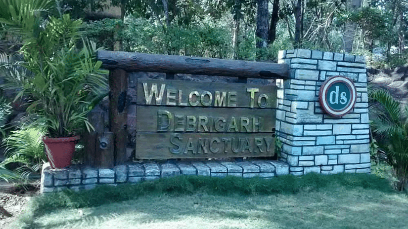 Welcome sign of Debrigarh Wildlife Sanctuary.