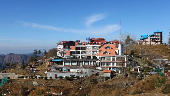 Banquets halls in Mashobra near Shimla, Conferences in Mashobra, Weddings near Shimla banquet halls in Mashobra near Kufri resort in Mashobra, Shimla best conference and banquet halls in Mashobra, Shimla Facade Marigold Sarovar Portico Shimla budget hotels