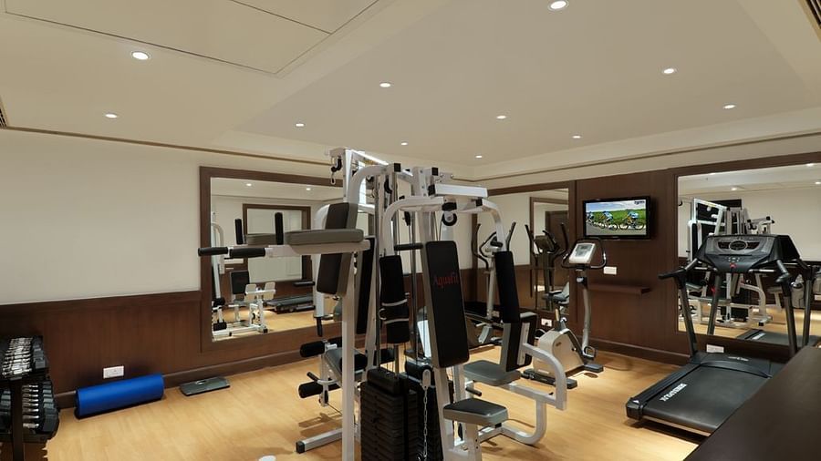 a view of the Gym at Inde Hotel Vistawoods, Gurgaon