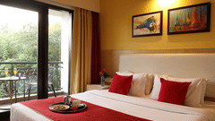 Rosetum Anjuna - the comfortable bedding in our rooms