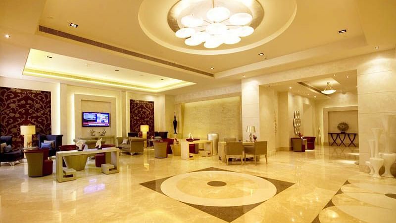 Reception Lobby Radisson Hyderabad Hitech City Hyderabad 1