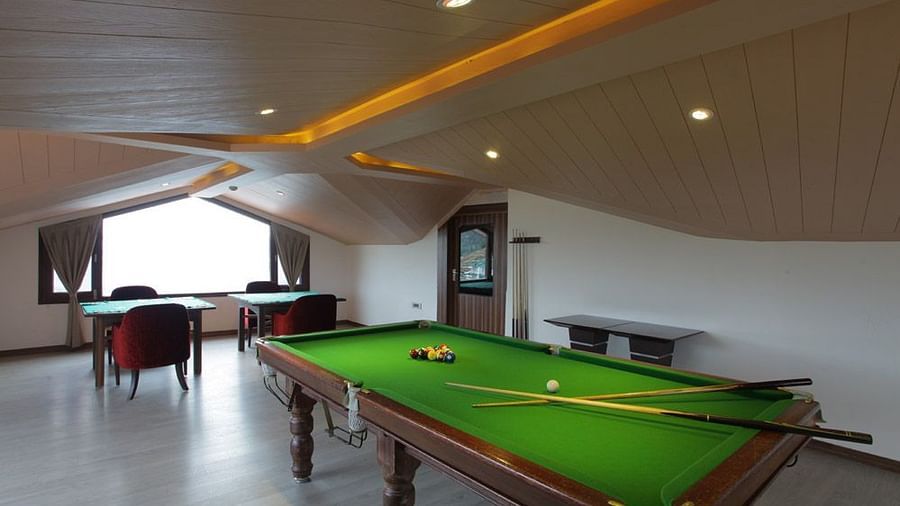 Game Room Marigold Sarovar Portico Shimla, best hotels in shimla