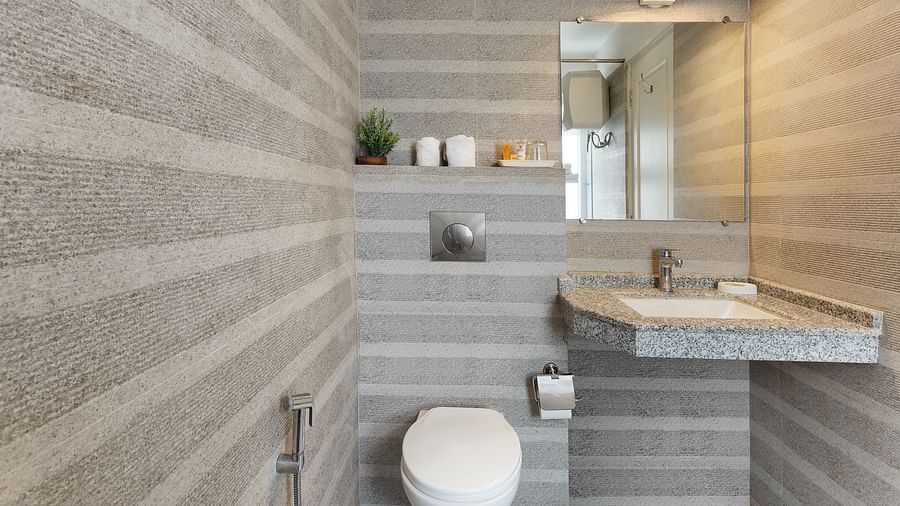 A well marble furnished attached washroom - Pinewood Nainital 