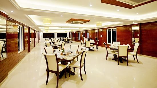 the seating arrangement at our restaurant in bangalore