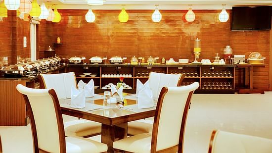 the table at our restaurant in bangalore