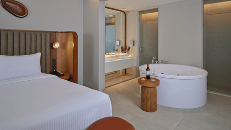 Intimate escape suite  bed-bath