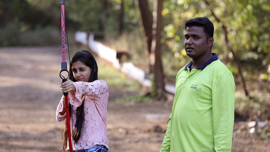 Archery - Sajan -Archery activity at Nature Trails Sajan, perfect for testing accuracy and focus.