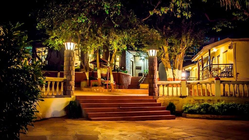 view of Adamo Matheran - Village at Night