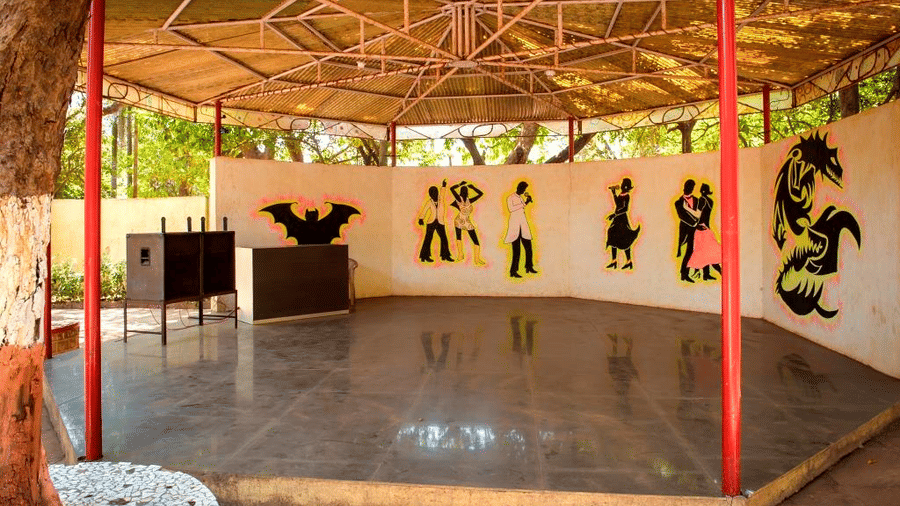 Adamo Matheran - Village - Skating rink at our hotel in Matheran