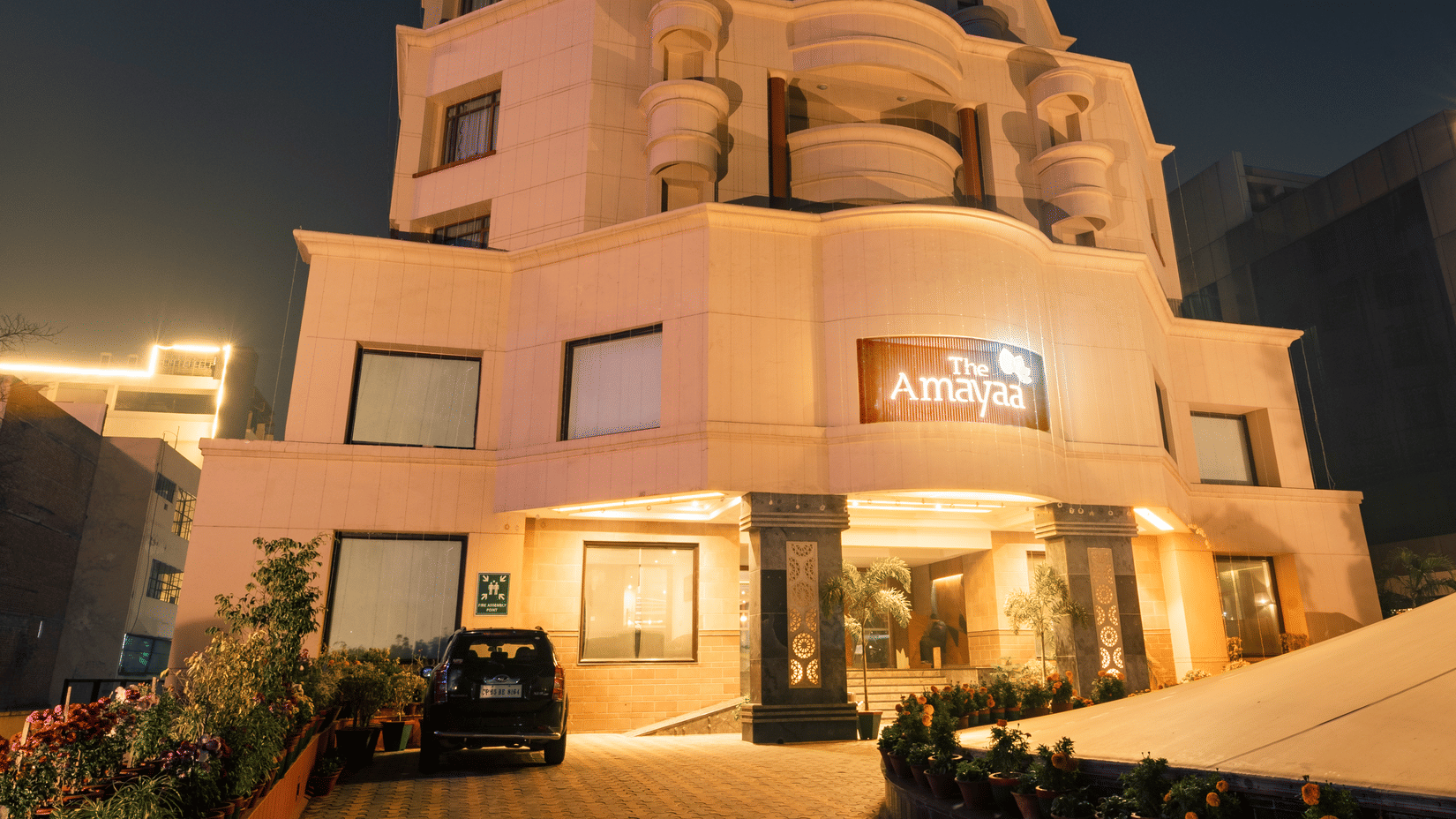 Facade of the Amayaa, one of the best hotel in Varanasi