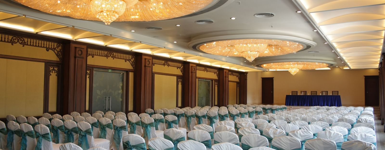 Seating arrangement at Crystal Hall - Banquet Hall in Hotel Atithi Pondicherry