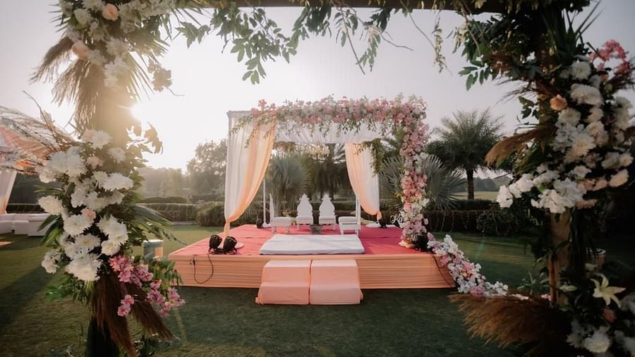 outdoor stage decorated for an event 10