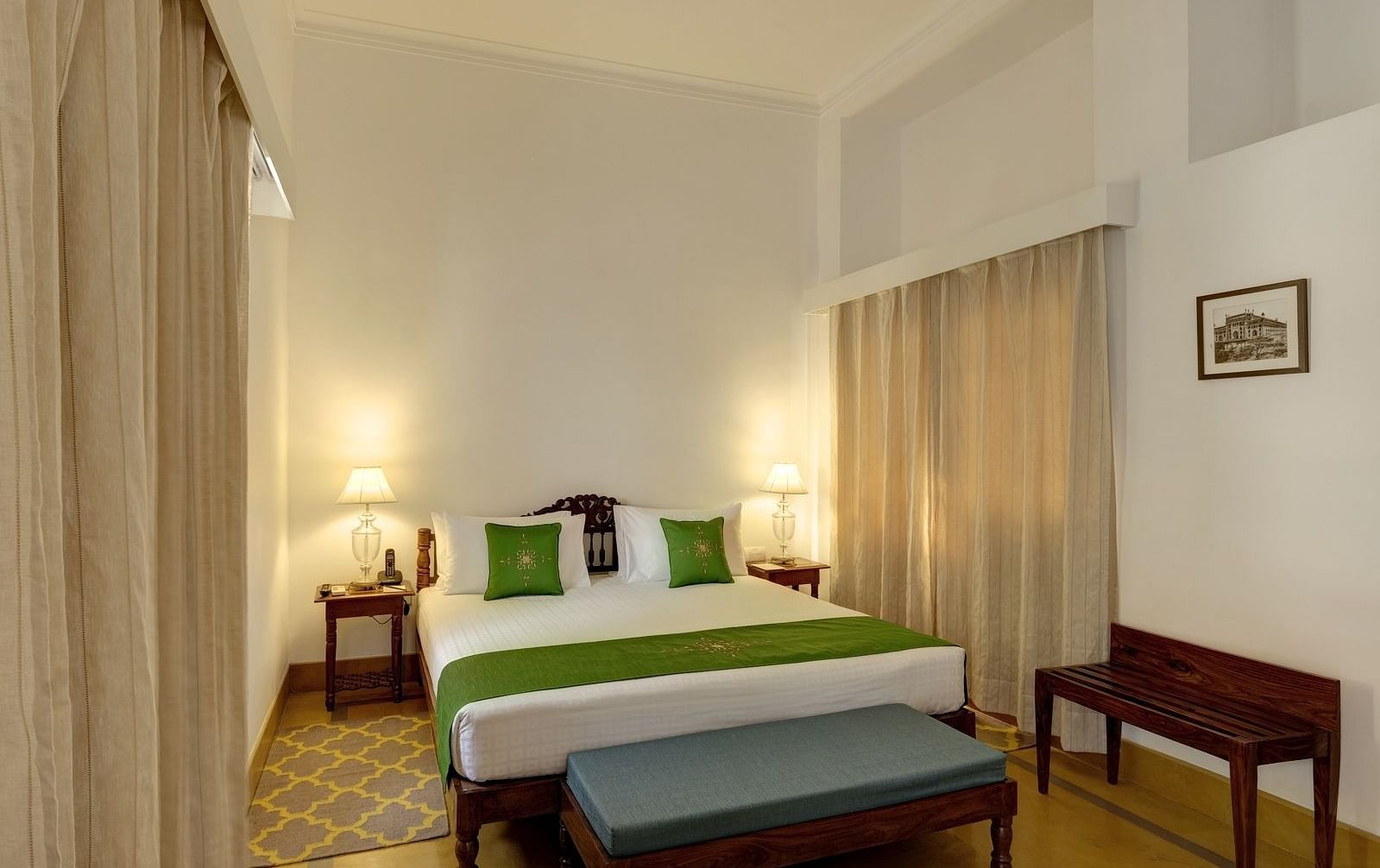 Awadh Room with a double bed at Saraca Hotel, Lucknow