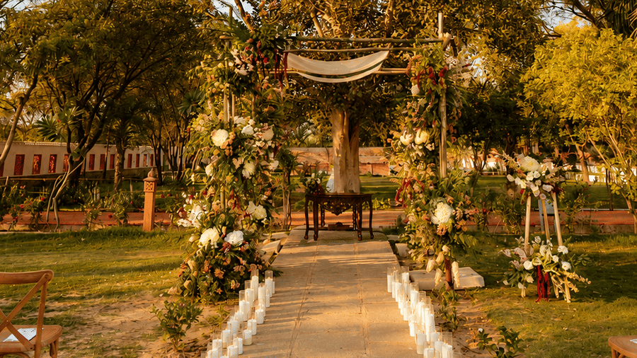 Celebration Lawns - Decor - Outdoor Lunch -Set up-1