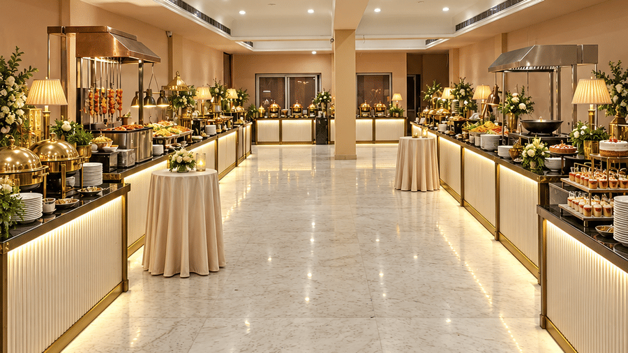 Prefunction Area - Luxury Banquet Hall in Dausa-Corporate Meet at Umaid Palace-Dausa