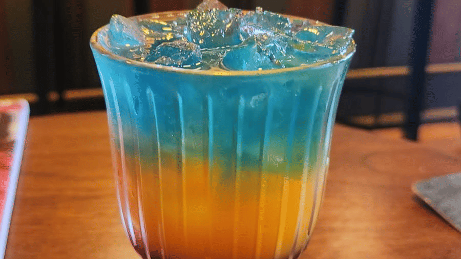 Rainbow Fizz Mocktail
