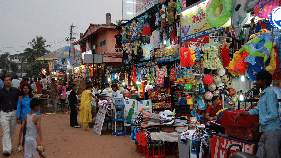 Calangute Market Square, Hamsa Villas Goa, Best Resort In Goa