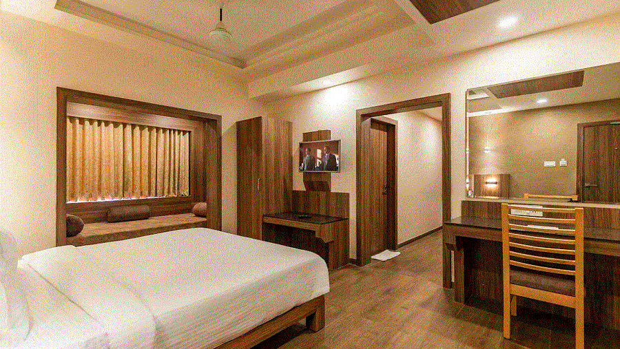 hotel room in Sasan Gir