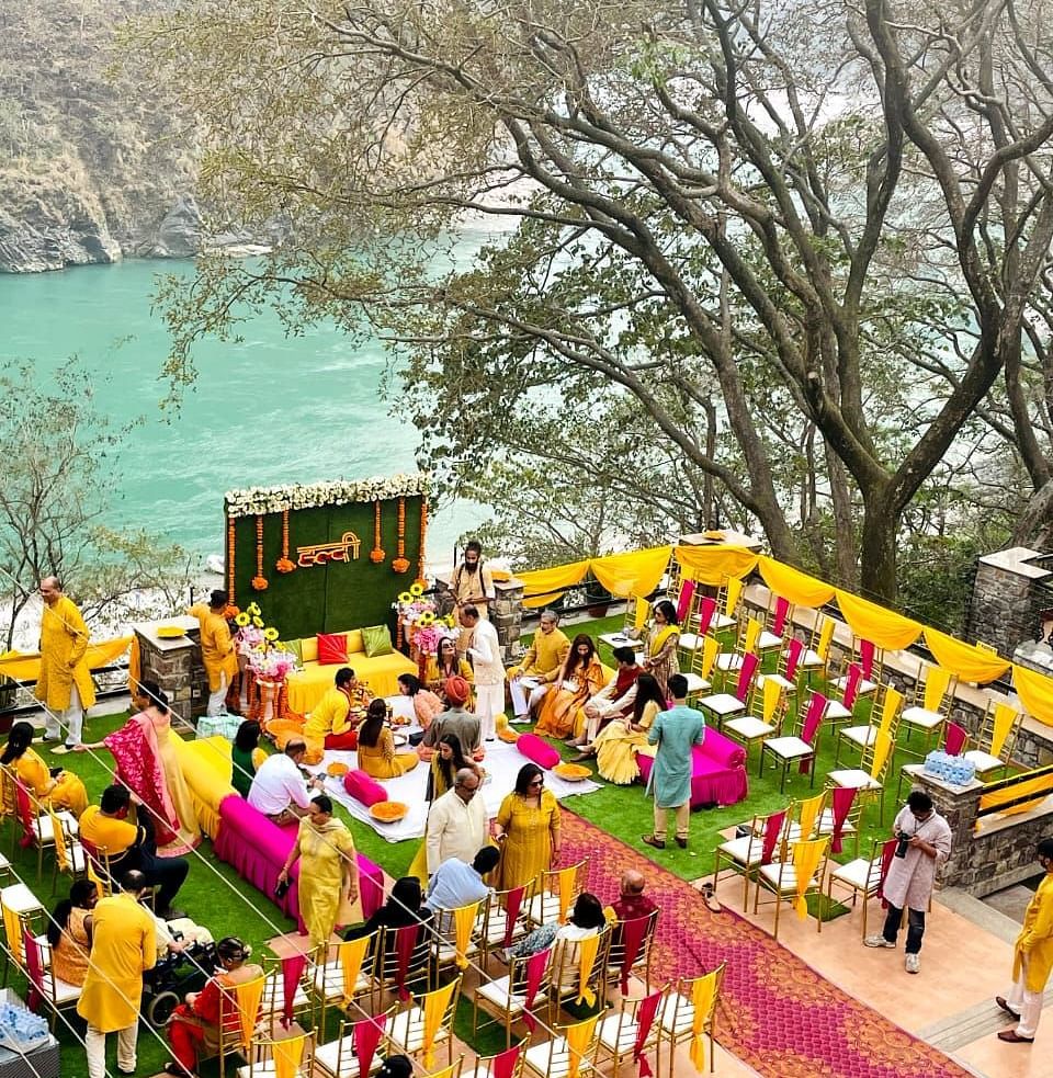 wedding by the ganges