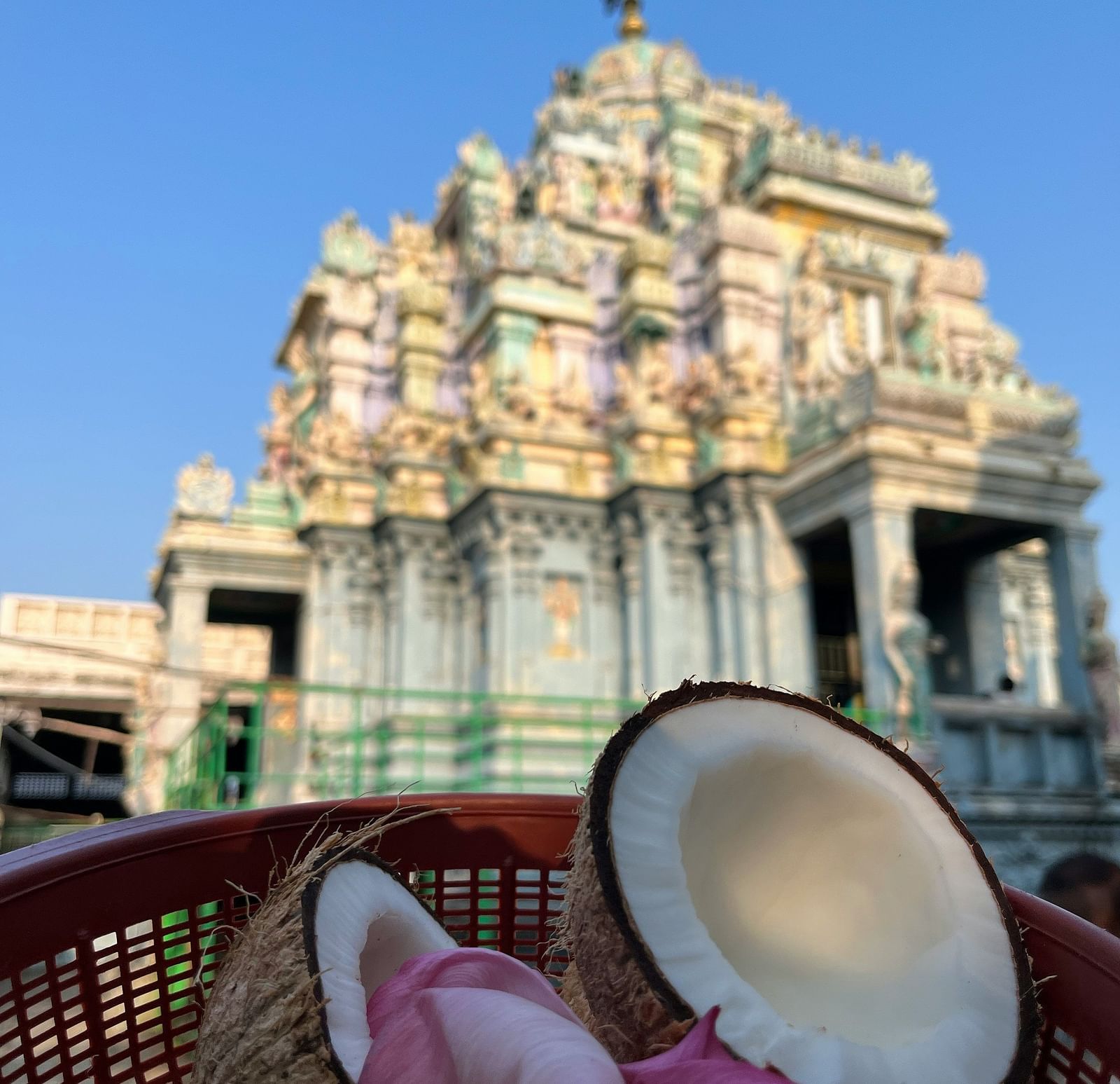 A view of the temple