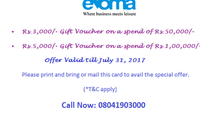 Evoma - Business Hotel, K R Puram, Bangalore Bangalore evoma-wedding-venue-bangalore-special-offer