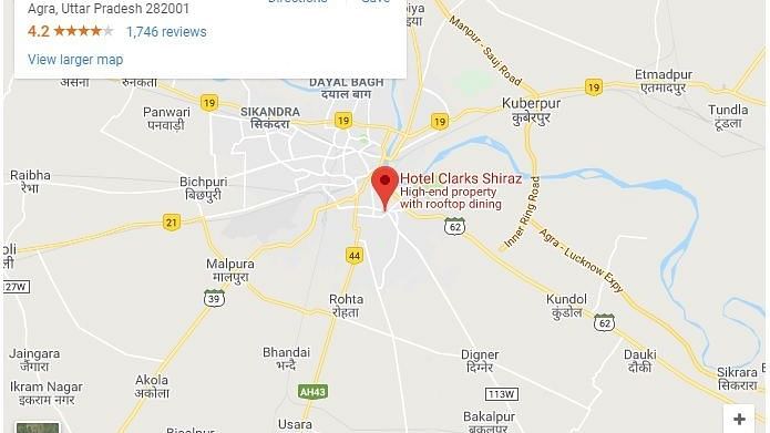 Location-Clark Shiraz Agra