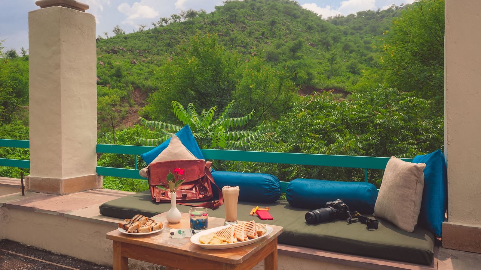 Cozy corners at Trees N Tigers, Sariska