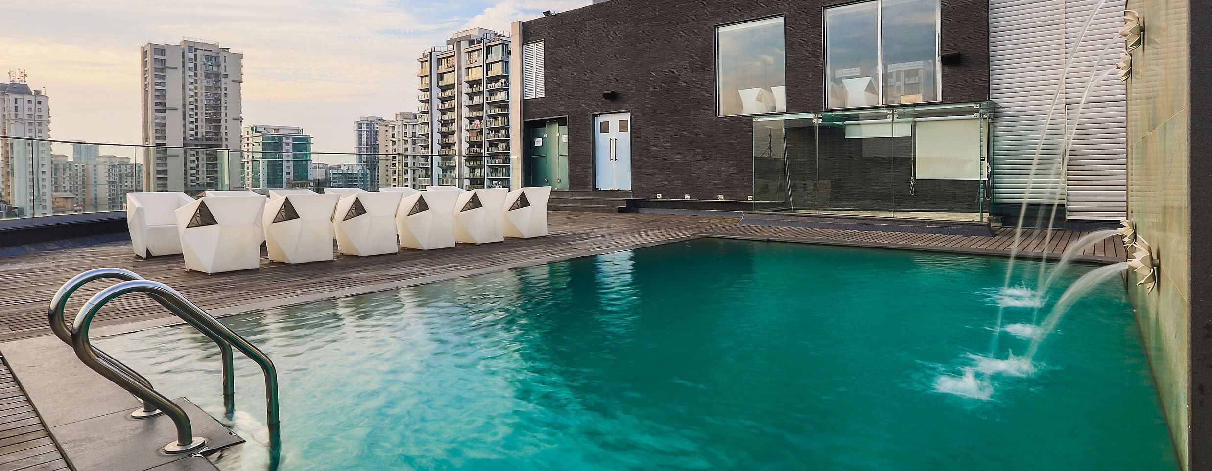 The Empresa Boutique Hotel - view of the rooftop swimming pool during daytime 1